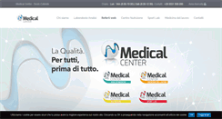 Desktop Screenshot of medicalcentersrl.it